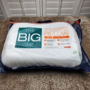 The Big One Side Sleeper Gel Memory Foam Pillow Standard Queen White 53BOUSSFP